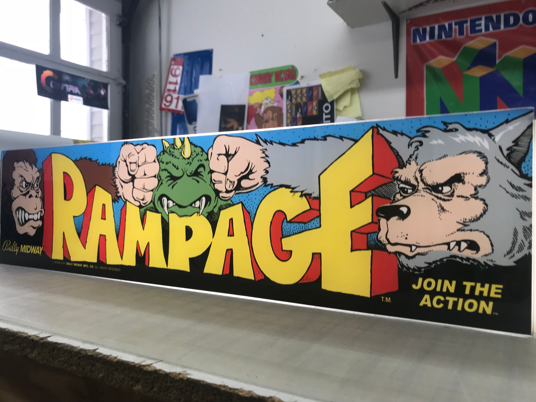 Rampage- Marquee – Szabo's Arcades