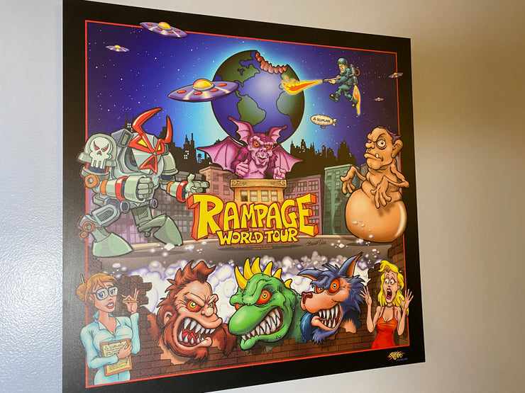 Rampage World Tour wall art