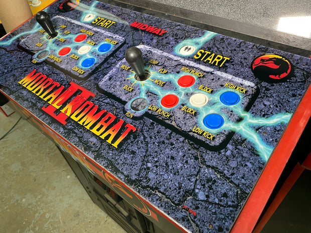 Exidy Combat Arcade Control Panel Control Panel Overlays – Szabo's Arcades