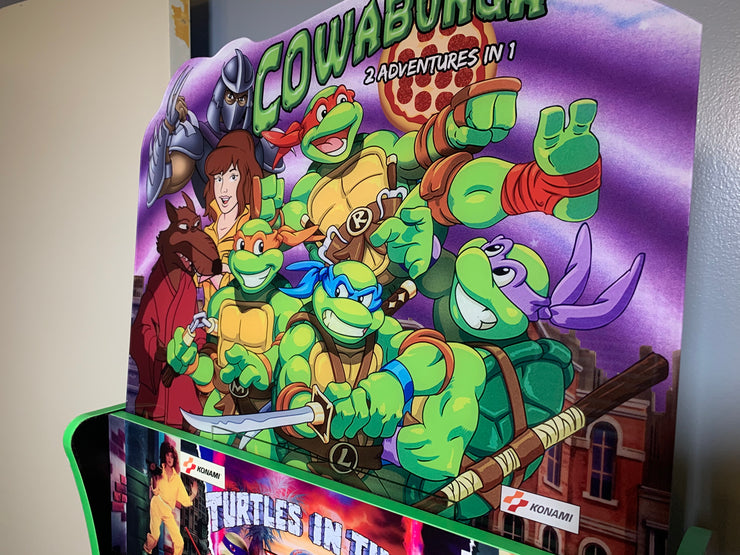 Arcade 1up Ninja Turtles topper