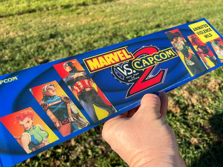 Arcade 1up Marvel vs Capcom 2 Replacement Acrylic Marquee