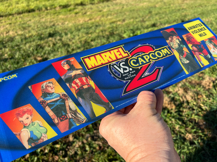 Arcade 1up Marvel vs Capcom 2 Replacement Acrylic Marquee – Szabo's Arcades