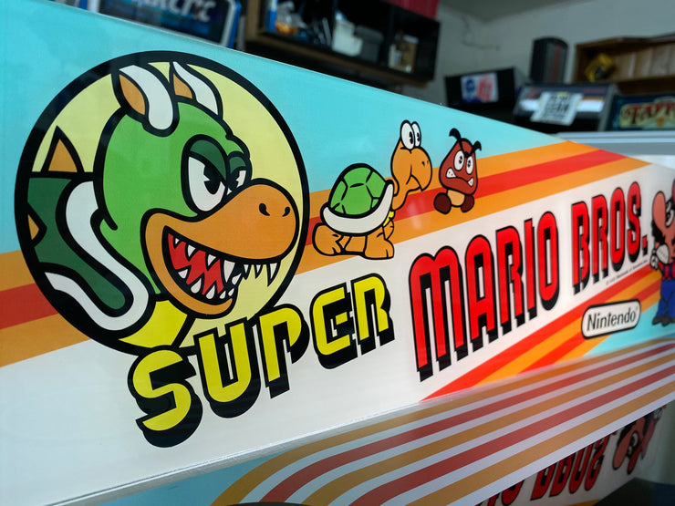 Super Mario brothers custom marquee