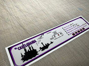 Castlevania Instruction decal