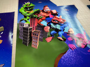 Arcade 1 up Rampage World Tour full art kit