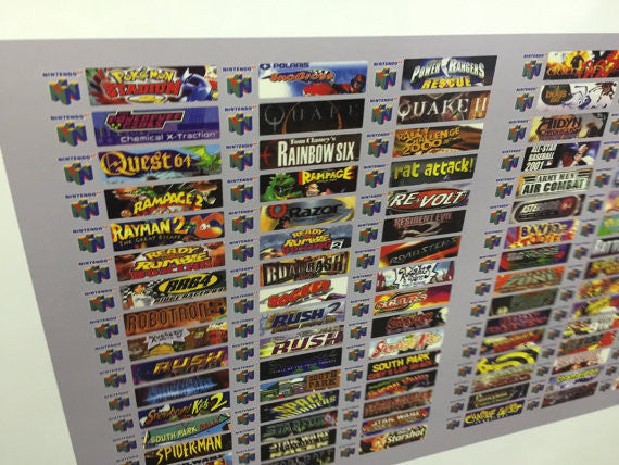 N64 Labels