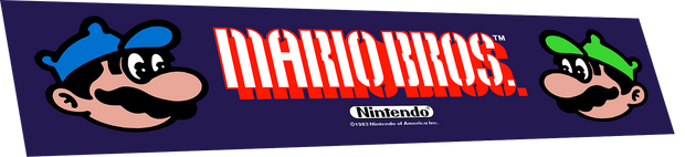 Mario Brothers Marquee (wide body)