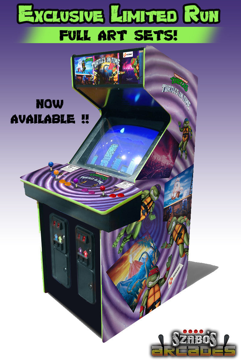 ★Original ART ‘Turtle’ Original Turtles in time Art set – Szabo's Arcades