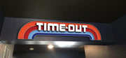 Time out PVC sign