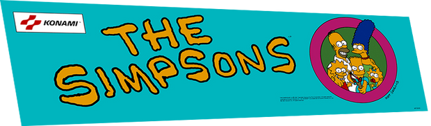 Simpsons- marquee (Full size cabinet)
