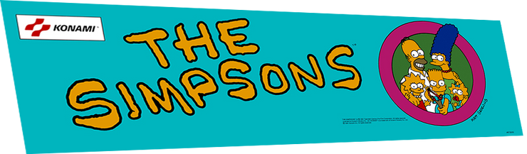 Simpsons- marquee (Full size cabinet)