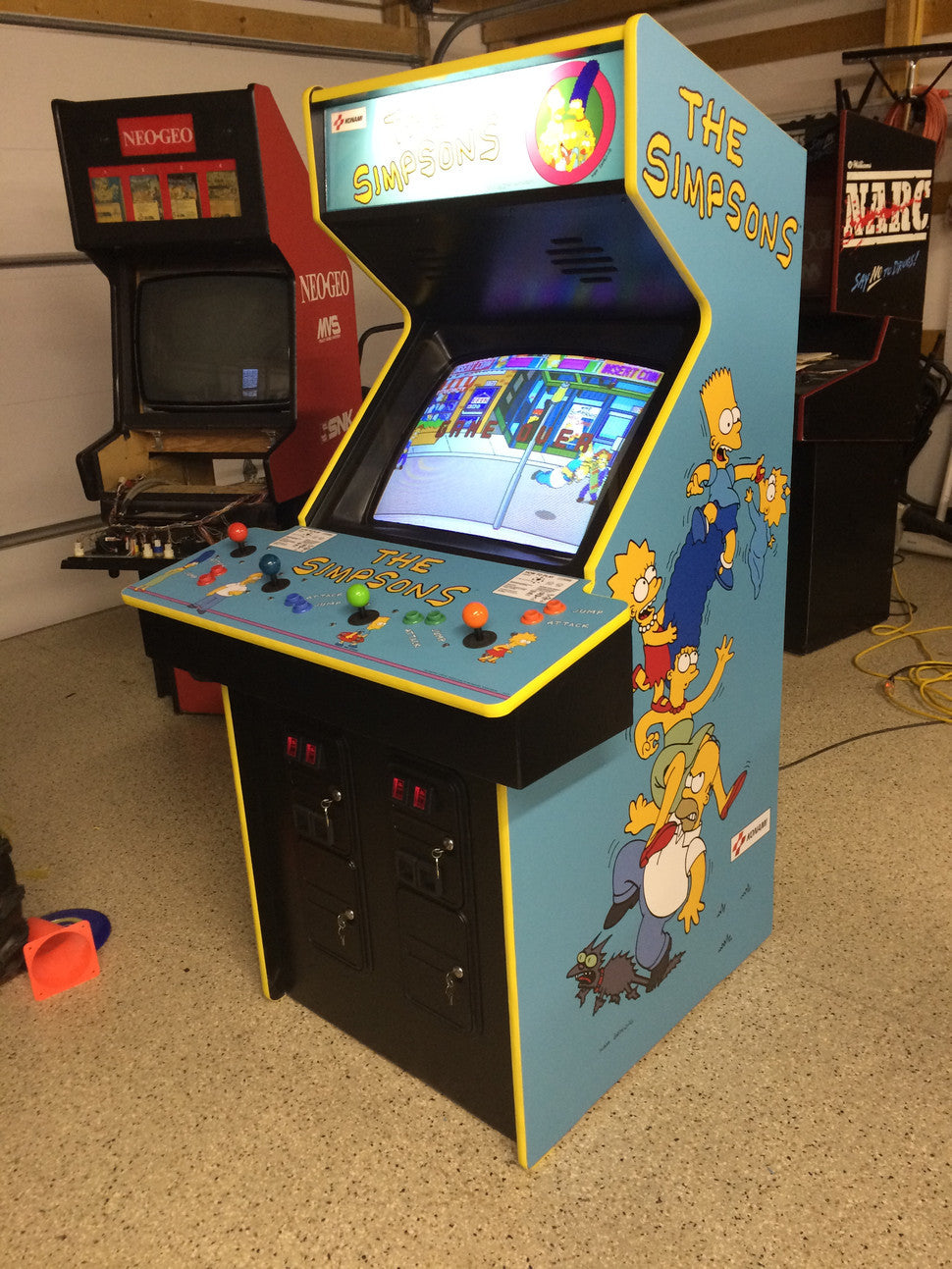 Simpsons Side Art – Szabo's Arcades
