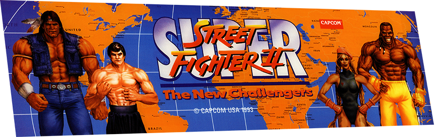 Super Street Fighter 2 marquee – Szabo's Arcades