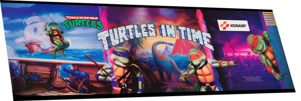 Turtles In Time Marquee (full size cabinet)